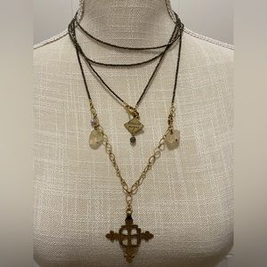 Bittersweet Designs Pyrite & Citrine Necklace